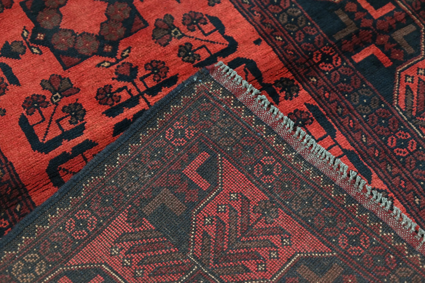 Khal Mohammadi Afghan Rug – Pomegranate Matrix