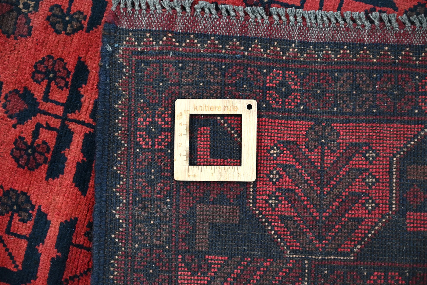 Khal Mohammadi Afghan Rug – Pomegranate Matrix