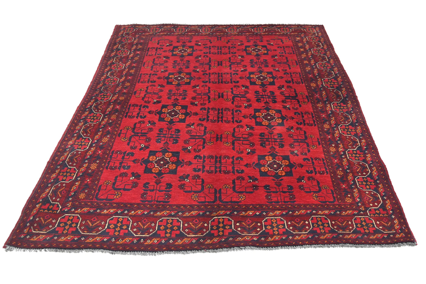 Khal Mohammadi Afghan Rug – Sangria Star