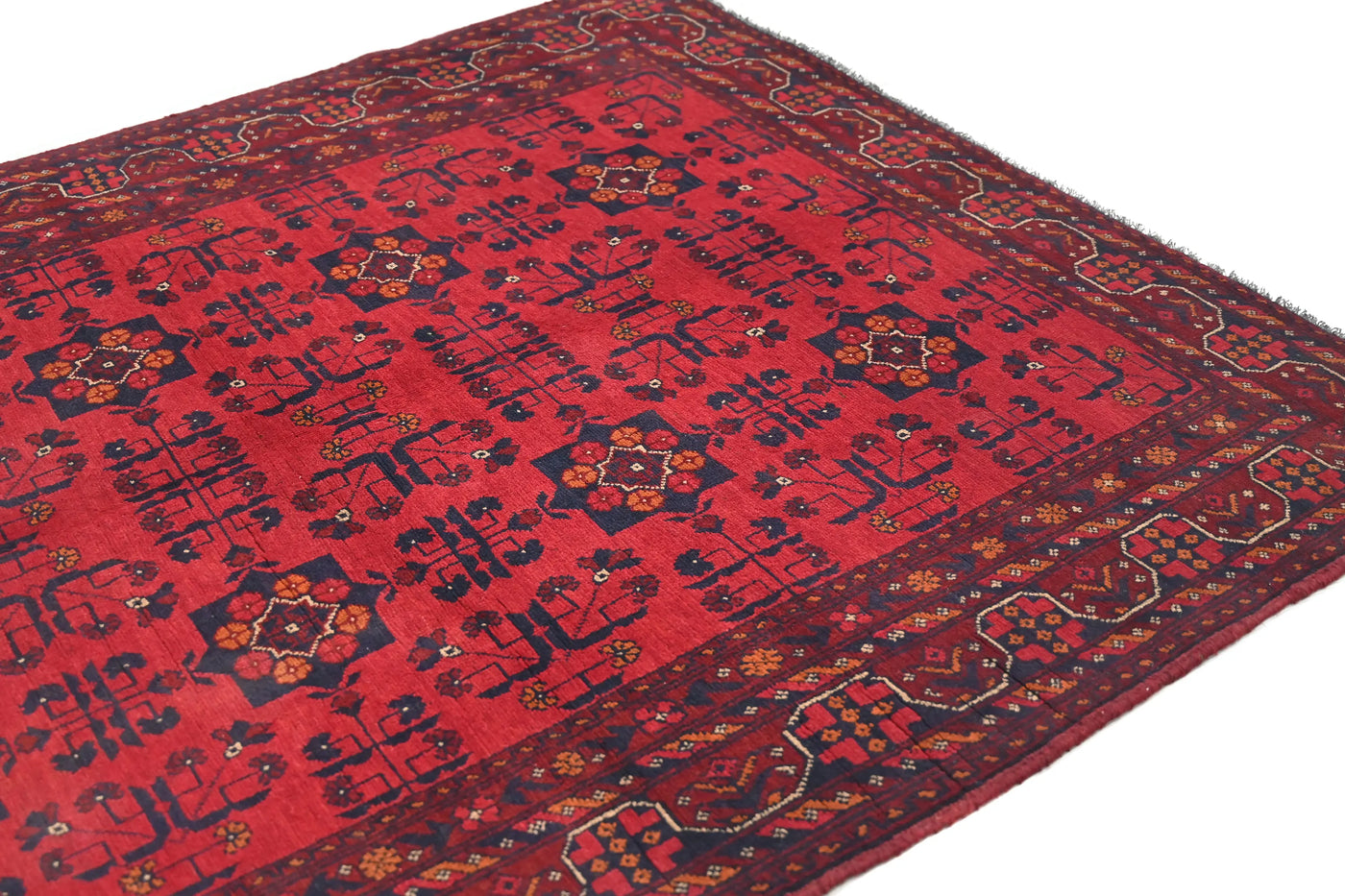 Khal Mohammadi Afghan Rug – Sangria Star