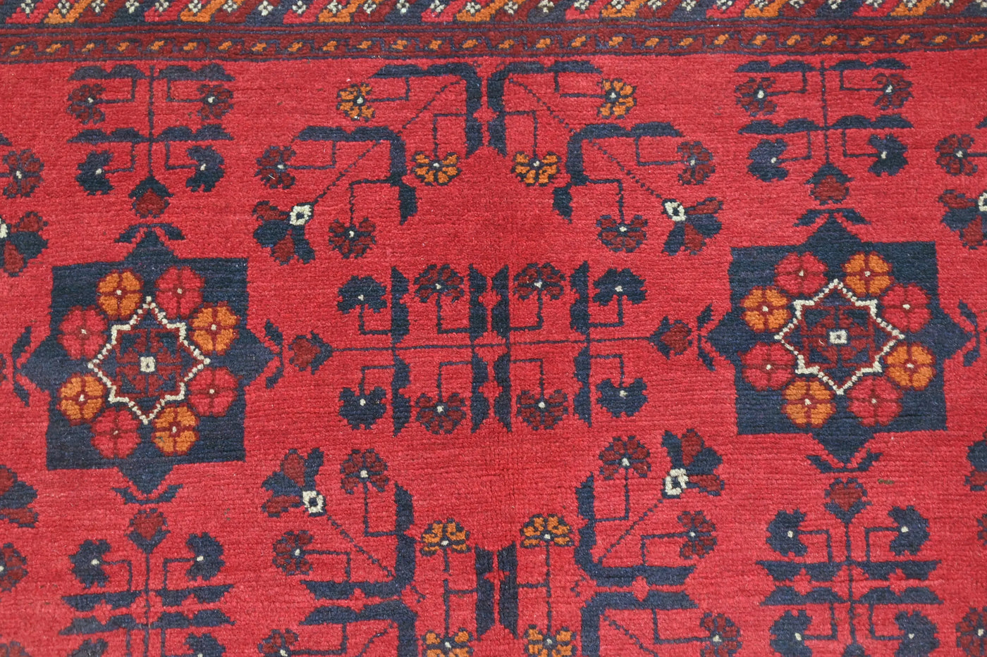 Khal Mohammadi Afghan Rug – Sangria Star