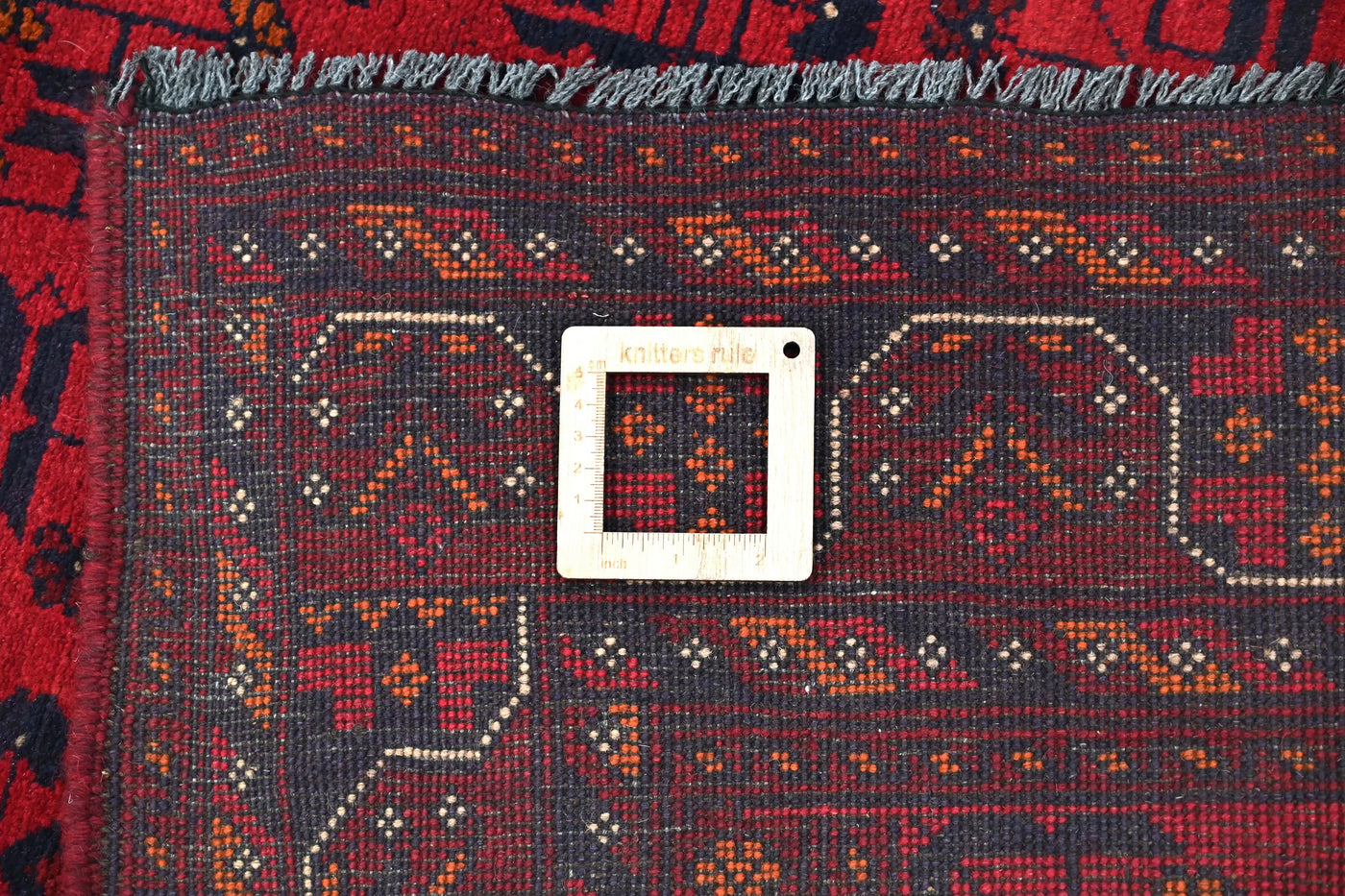 Khal Mohammadi Afghan Rug – Sangria Star