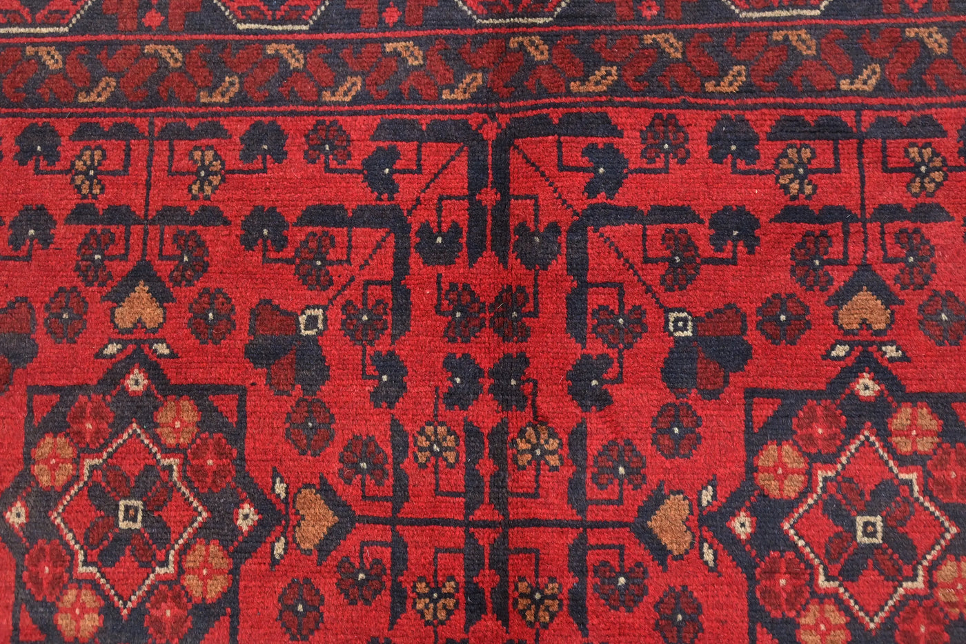 Khal Mohammadi Afghan Rug – Carmine Triptych