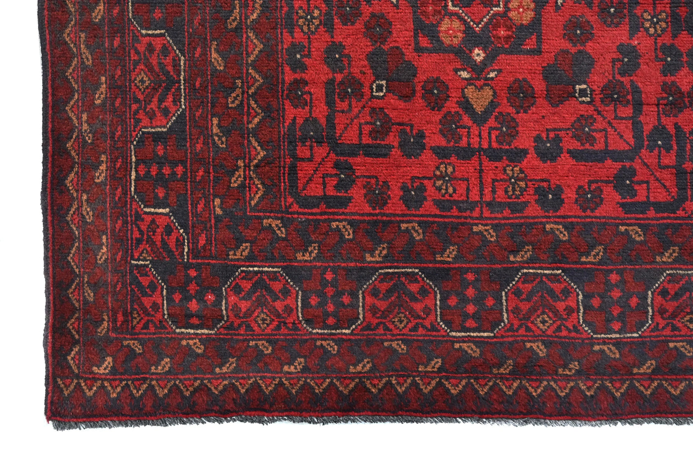 Khal Mohammadi Afghan Rug – Carmine Triptych