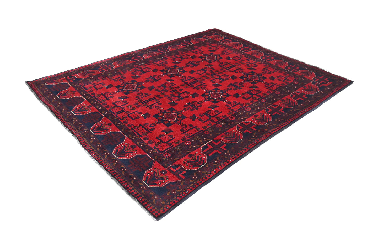 Khal Mohammadi Afghan Rug – Garnet Keystone