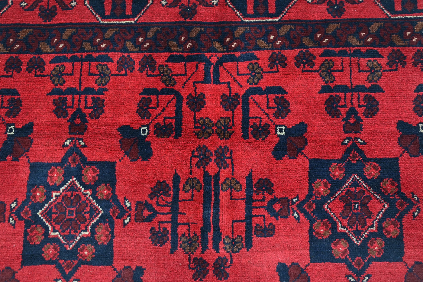 Khal Mohammadi Afghan Rug – Garnet Keystone