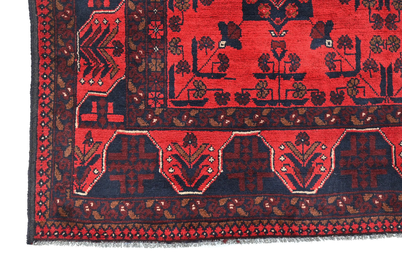 Khal Mohammadi Afghan Rug – Garnet Keystone