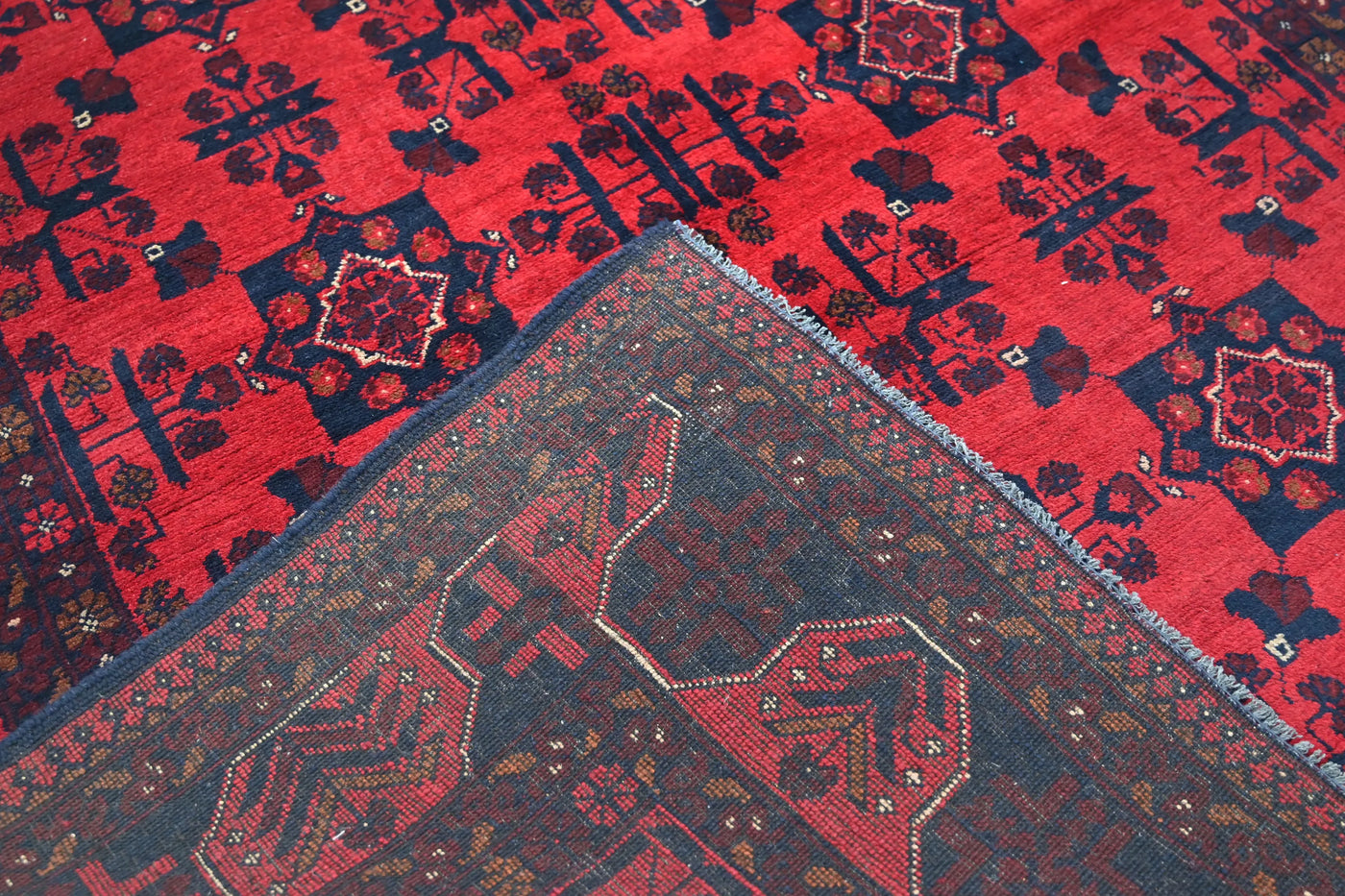 Khal Mohammadi Afghan Rug – Garnet Keystone