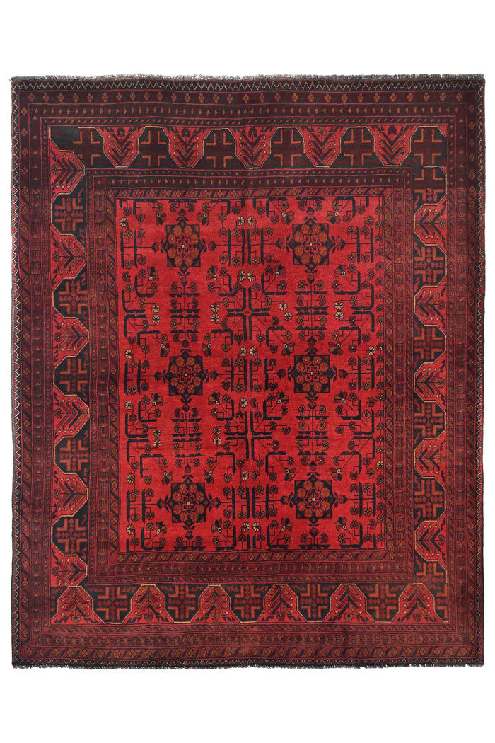 Khal Mohammadi Afghan Rug – Scarlet Compass
