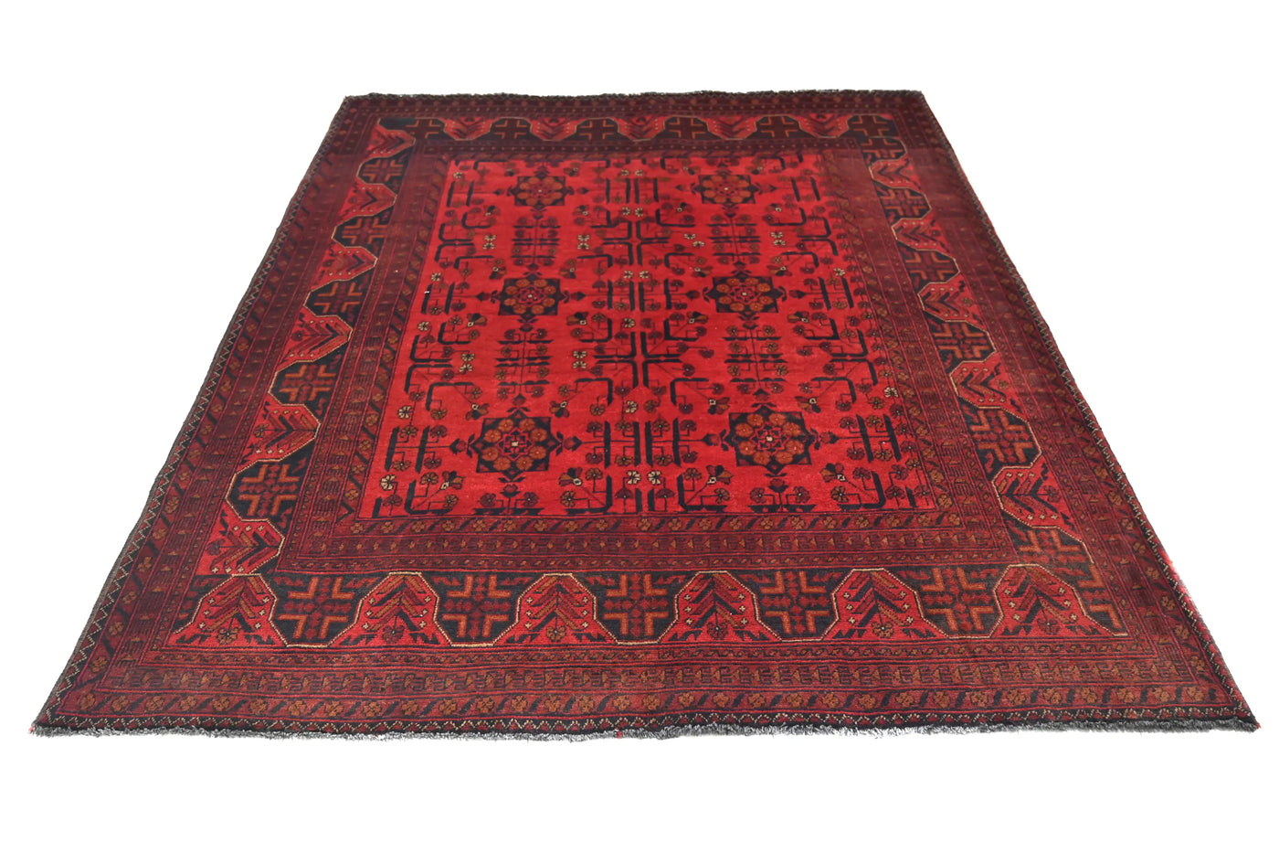 Khal Mohammadi Afghan Rug – Scarlet Compass