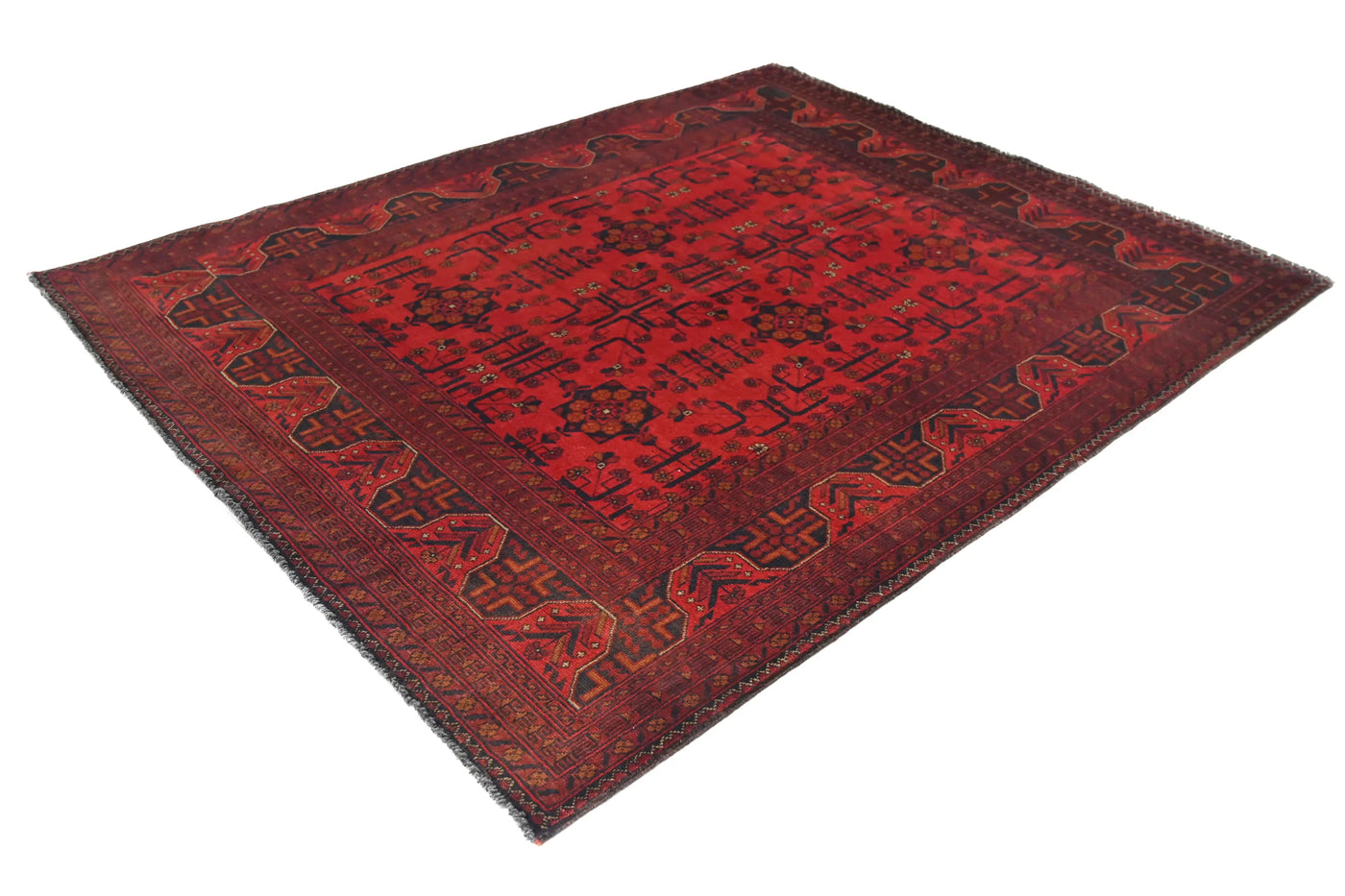 Khal Mohammadi Afghan Rug – Scarlet Compass