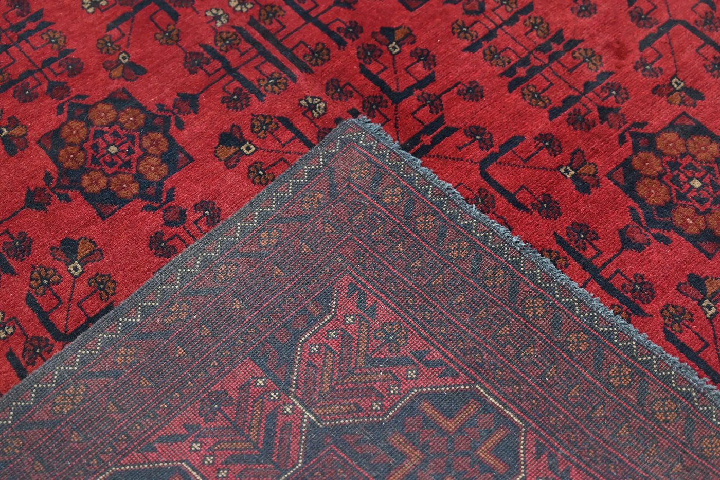 Khal Mohammadi Afghan Rug – Scarlet Compass