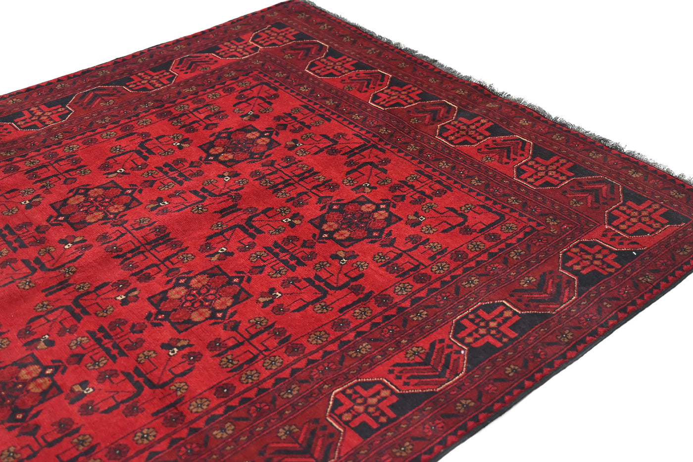 Khal Mohammadi Afghan Rug – Wine Geometry