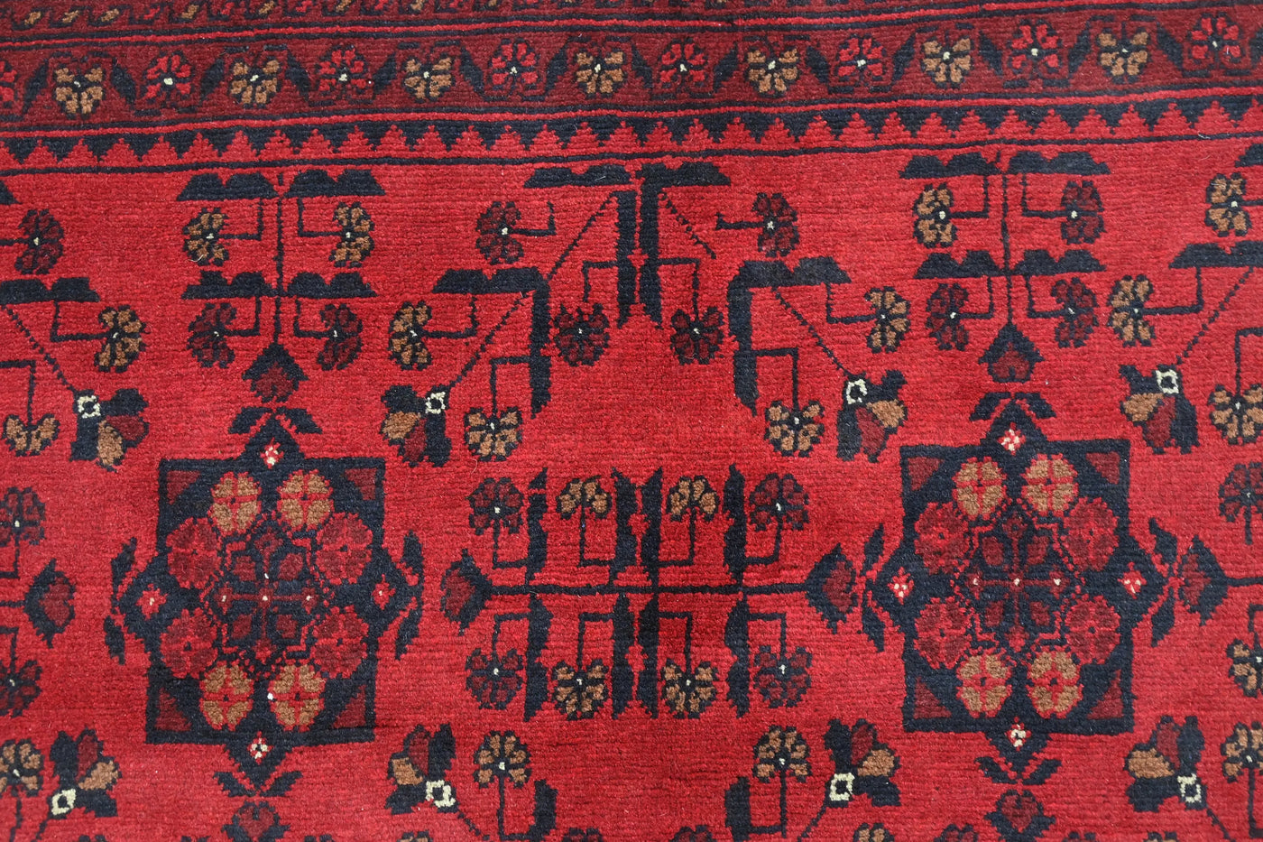Khal Mohammadi Afghan Rug – Wine Geometry