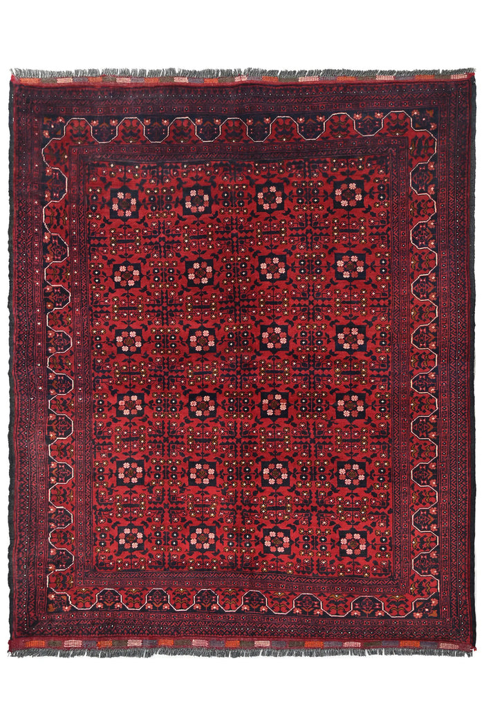 Khal Mohammadi Afghan Rug – Ruby Emblem