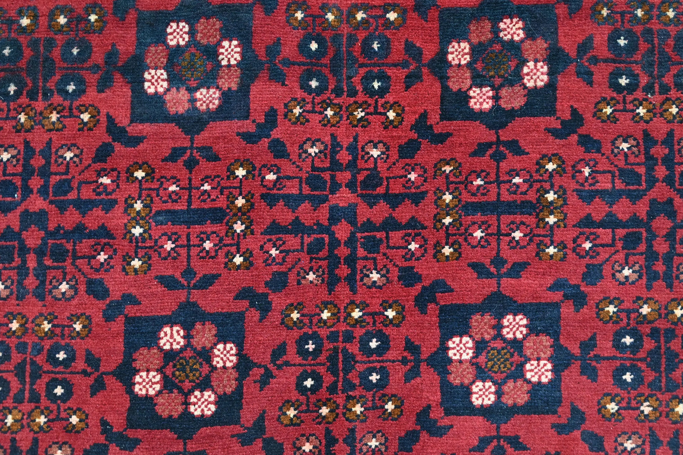 Khal Mohammadi Afghan Rug – Ruby Emblem