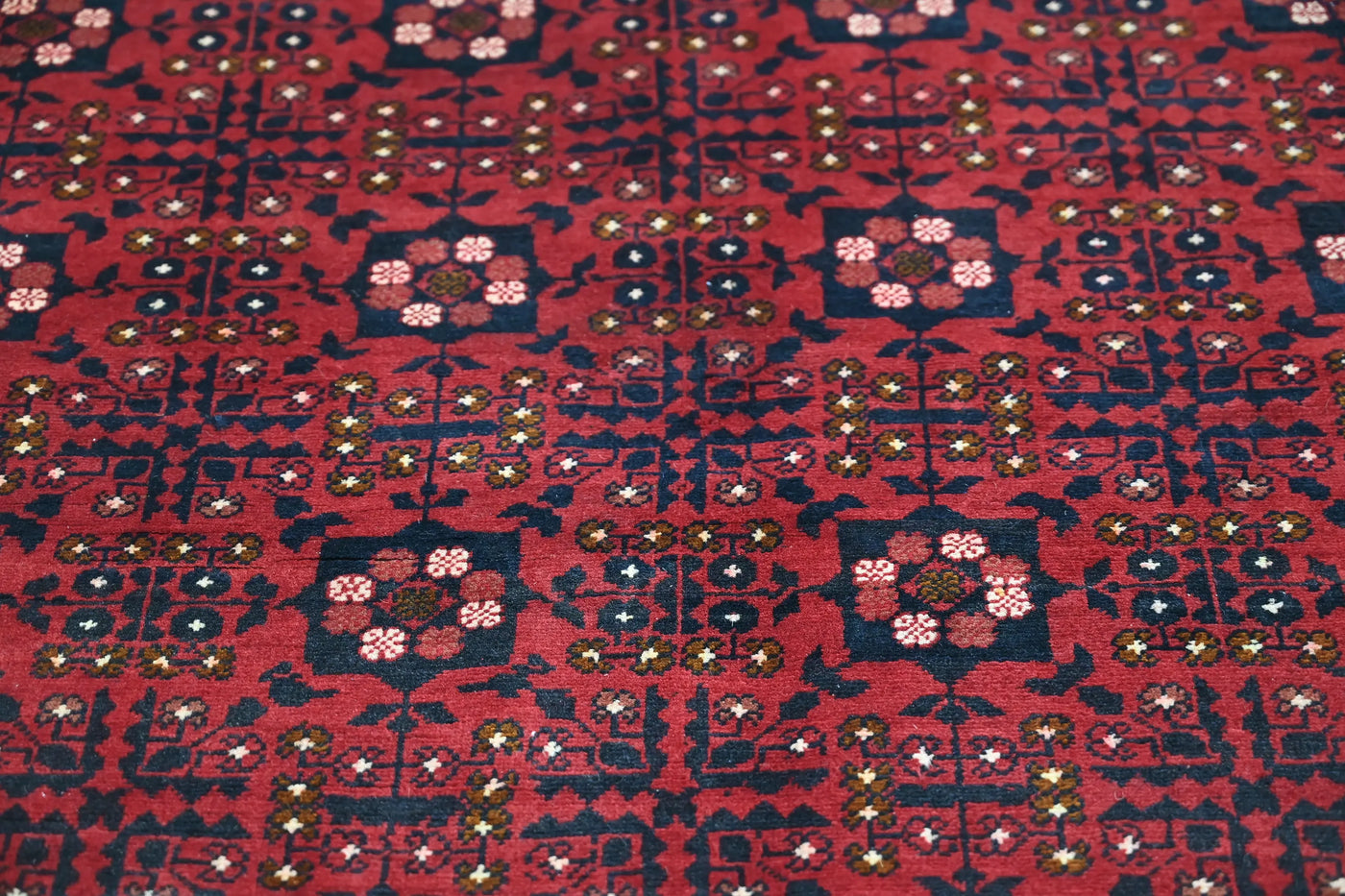 Khal Mohammadi Afghan Rug – Ruby Emblem
