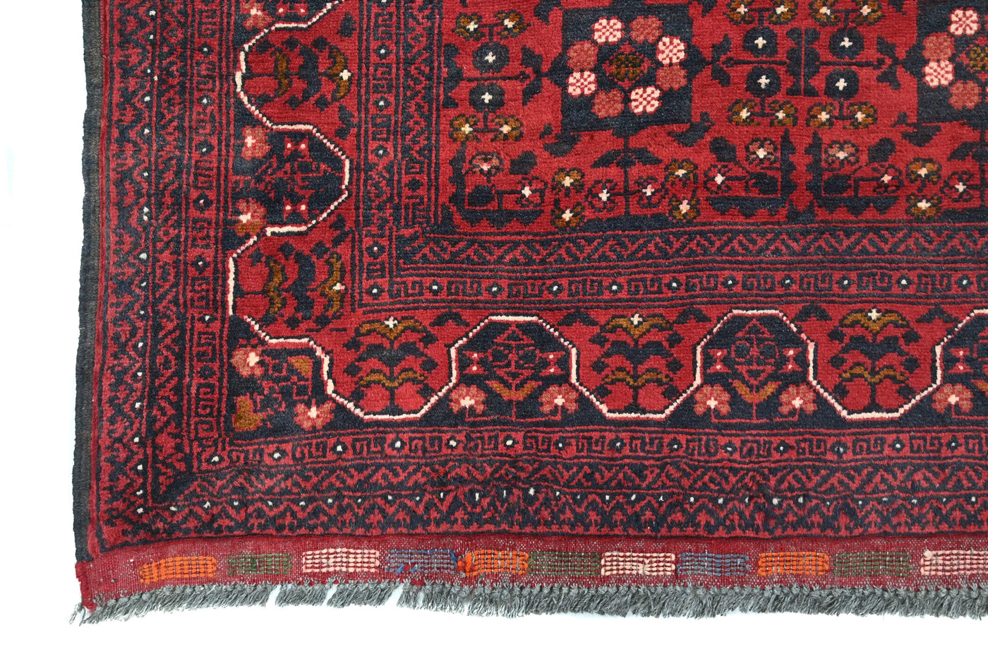 Khal Mohammadi Afghan Rug – Ruby Emblem