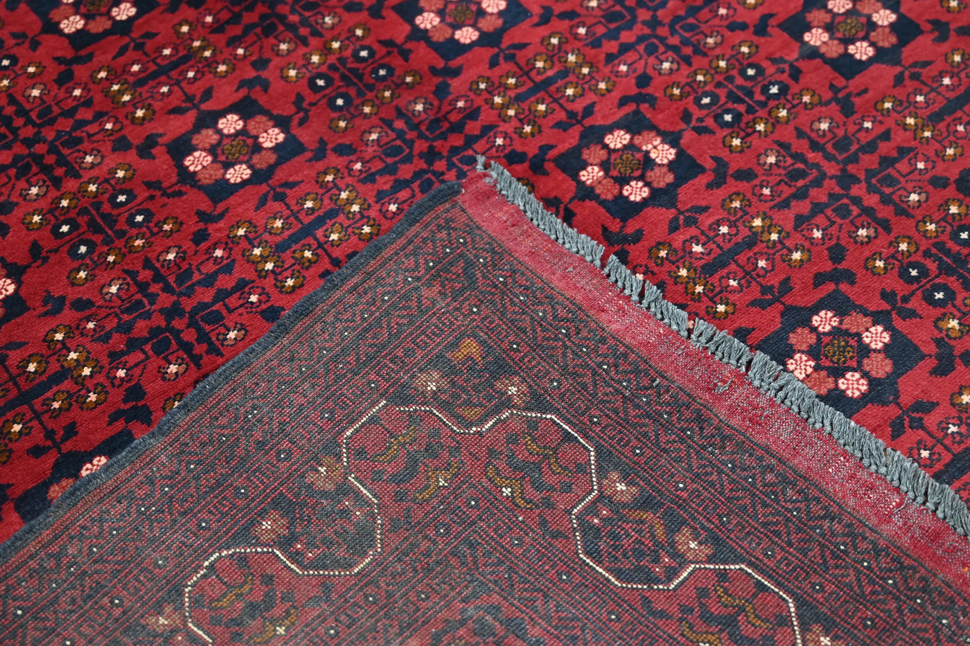 Khal Mohammadi Afghan Rug – Ruby Emblem