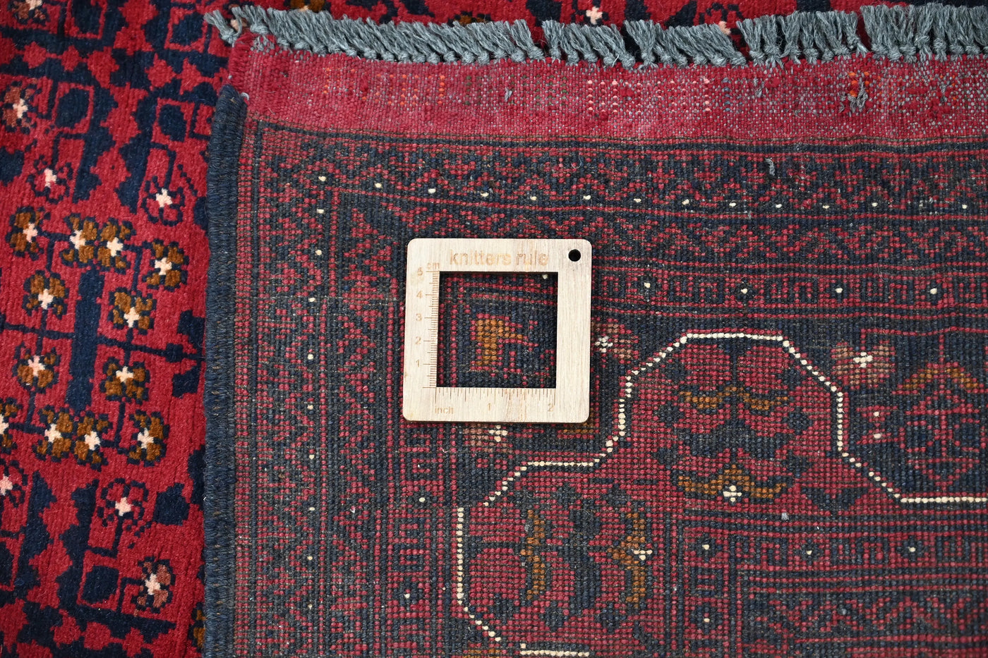 Khal Mohammadi Afghan Rug – Ruby Emblem