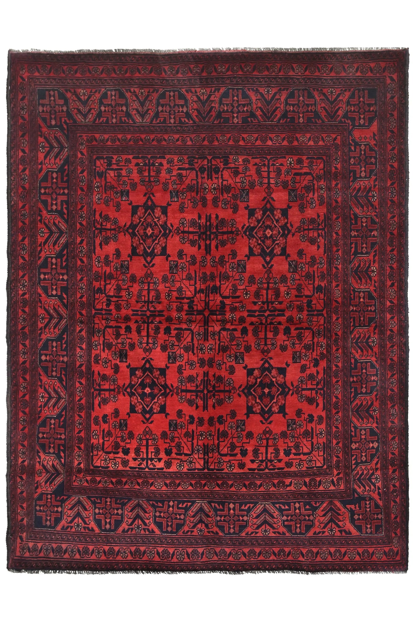 Khal Mohammadi Afghan Rug – Rosewood Mandala