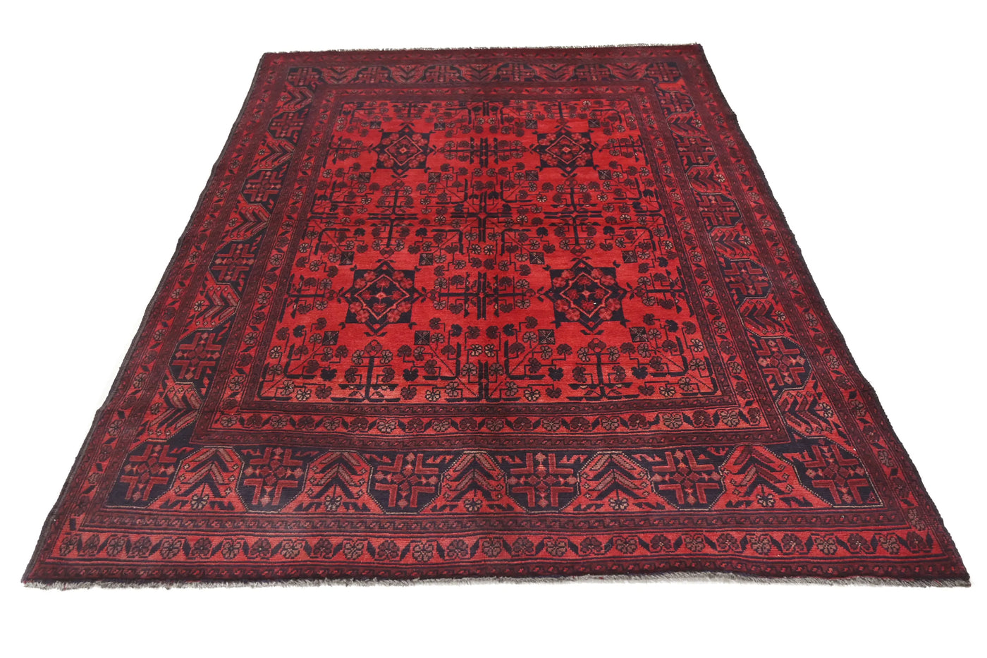 Khal Mohammadi Afghan Rug – Rosewood Mandala