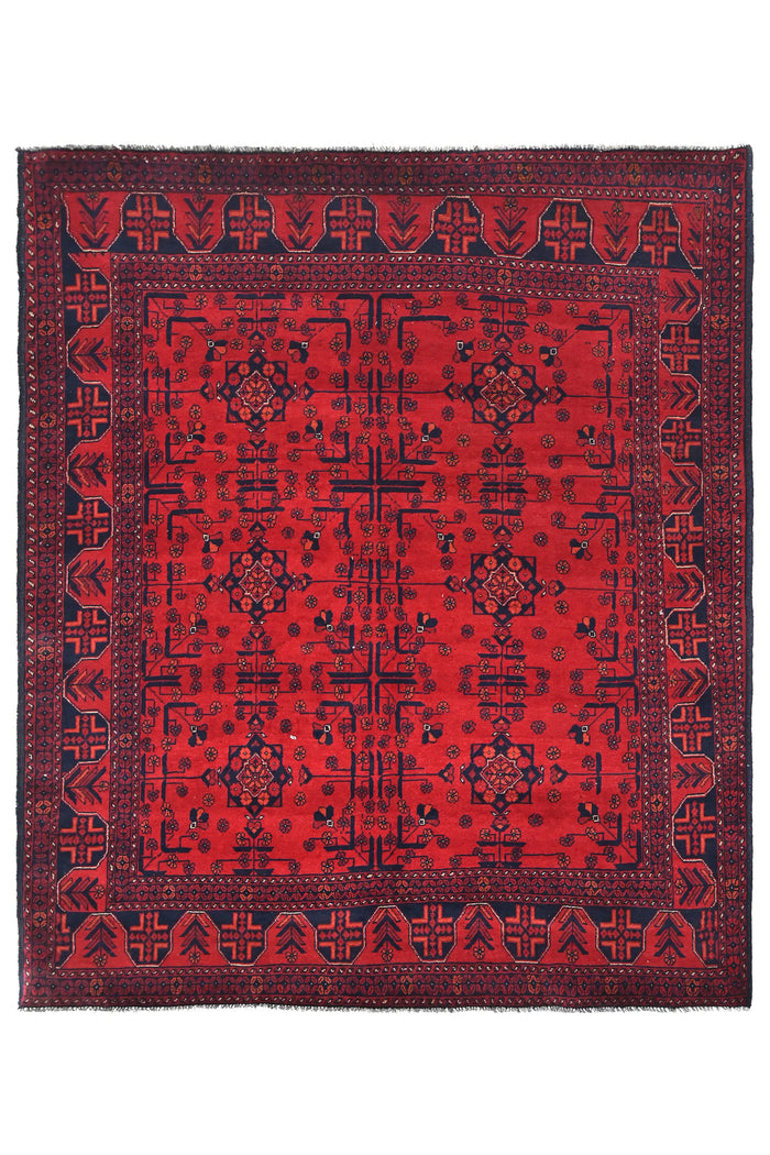 Khal Mohammadi Afghan Rug – Pomegranate Mandala