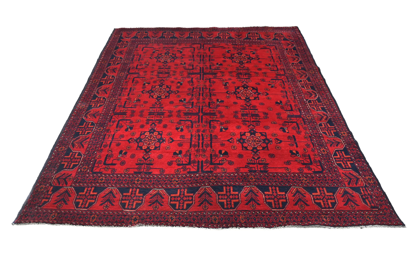 Khal Mohammadi Afghan Rug – Pomegranate Mandala