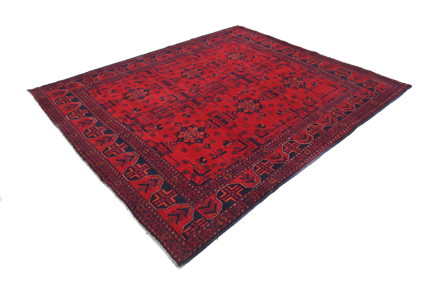 Khal Mohammadi Afghan Rug – Pomegranate Mandala