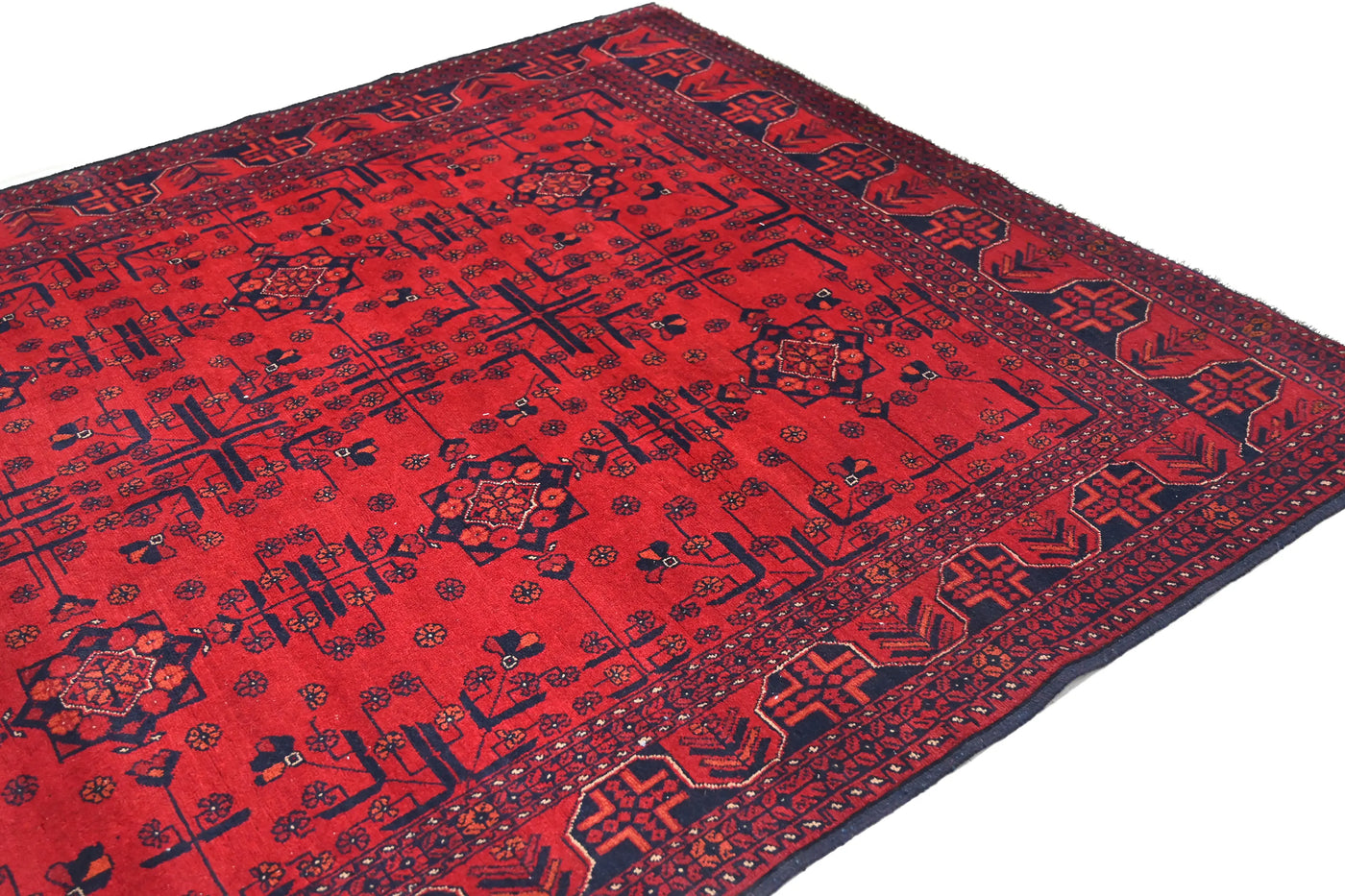 Khal Mohammadi Afghan Rug – Pomegranate Mandala
