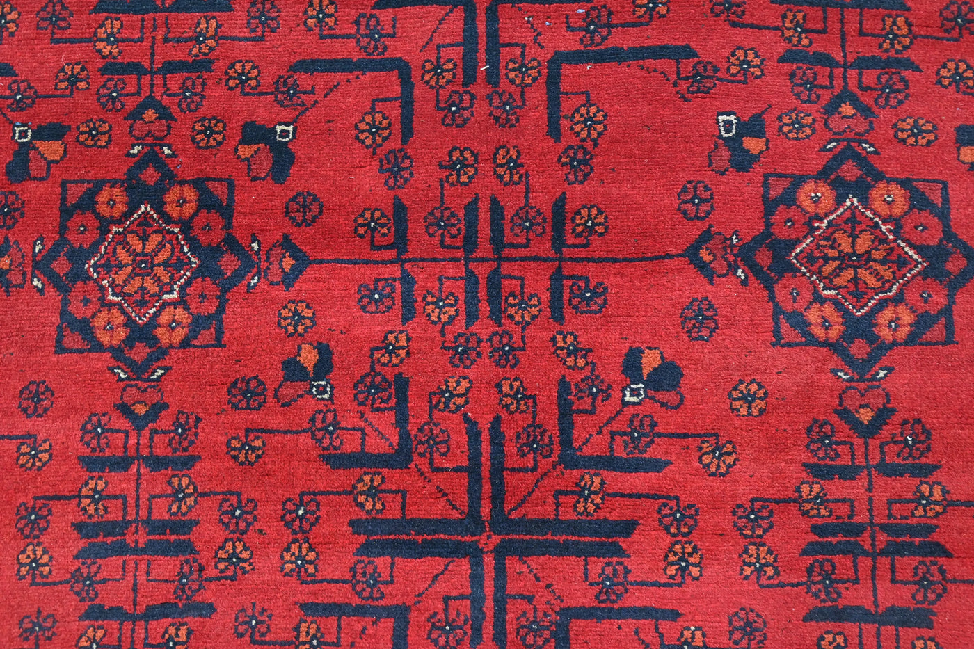 Khal Mohammadi Afghan Rug – Pomegranate Mandala