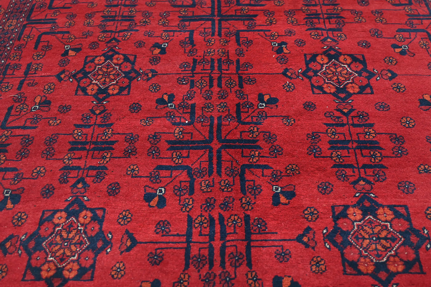 Khal Mohammadi Afghan Rug – Pomegranate Mandala