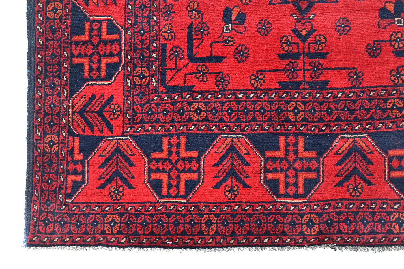 Khal Mohammadi Afghan Rug – Pomegranate Mandala