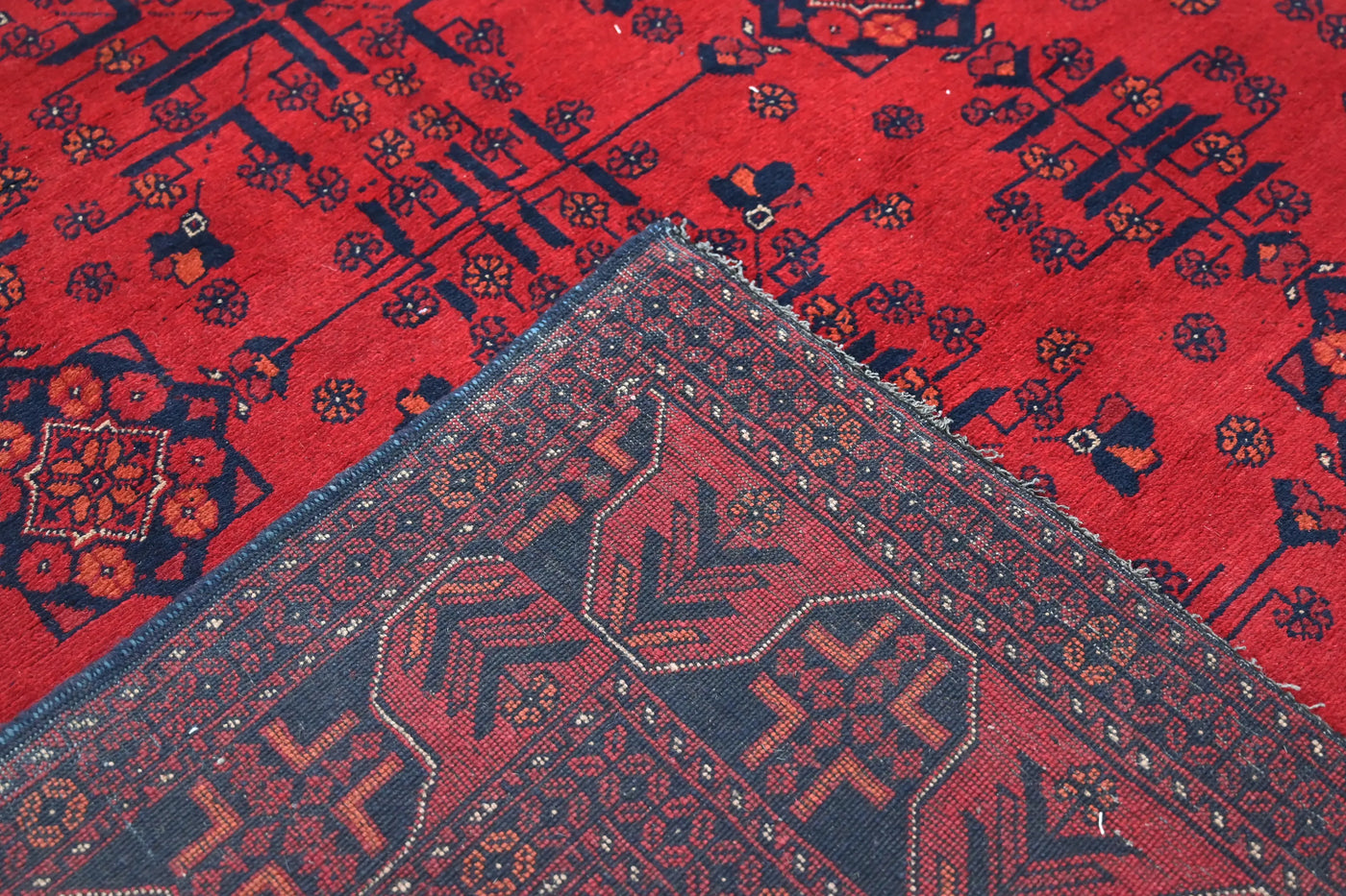 Khal Mohammadi Afghan Rug – Pomegranate Mandala