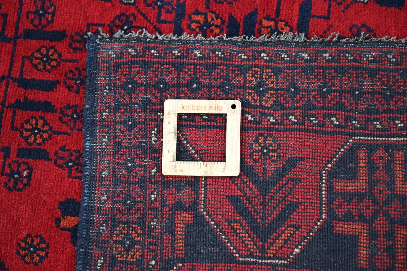 Khal Mohammadi Afghan Rug – Pomegranate Mandala