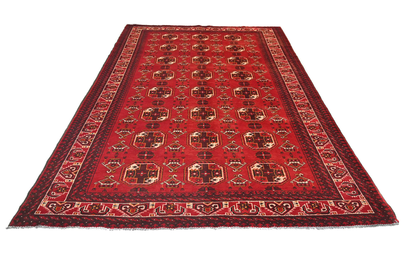 Khal Mohammadi Afghan Rug – Cardinal Geometry