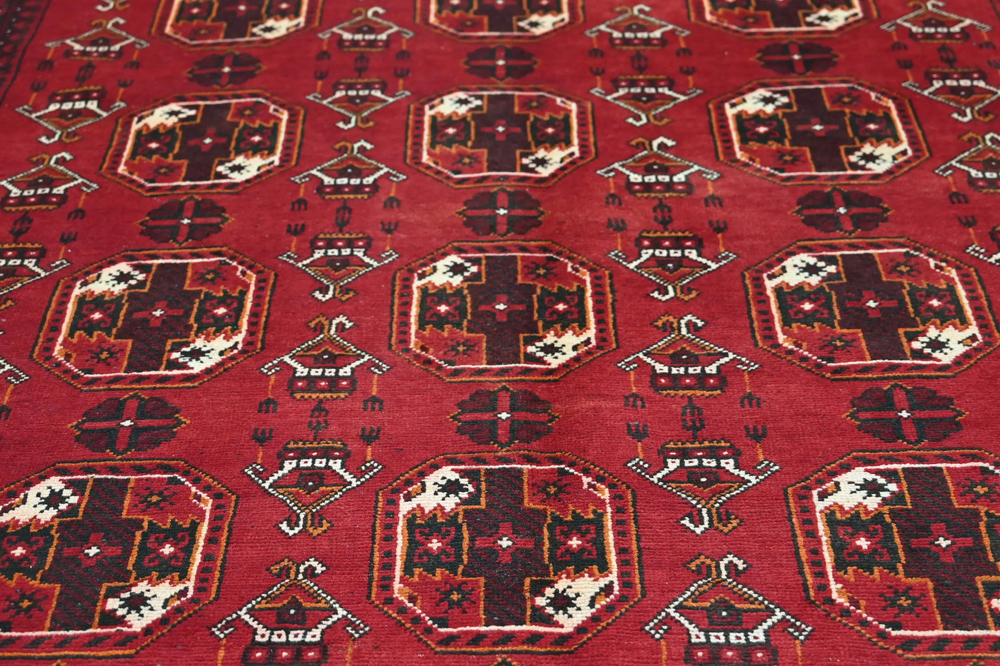 Khal Mohammadi Afghan Rug – Cardinal Geometry
