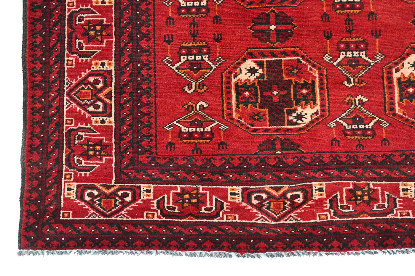 Khal Mohammadi Afghan Rug – Cardinal Geometry