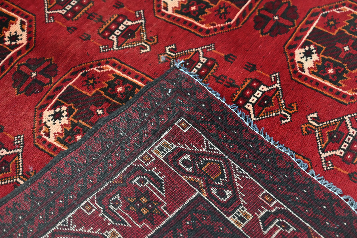 Khal Mohammadi Afghan Rug – Cardinal Geometry
