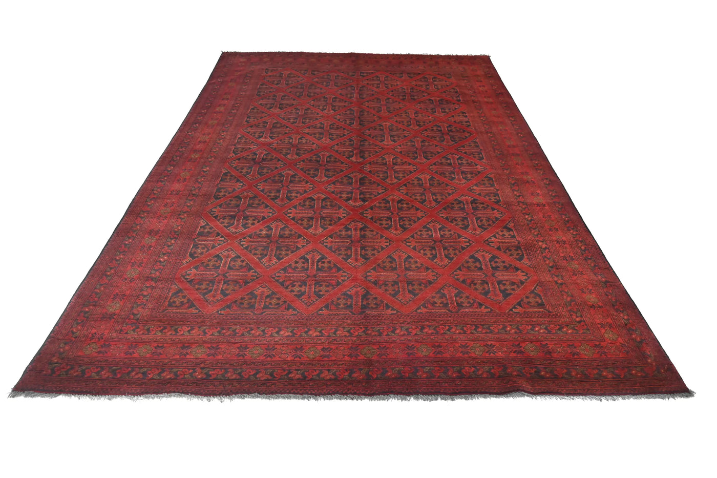 Khal Mohammadi Afghan Rug – Cardinal Star