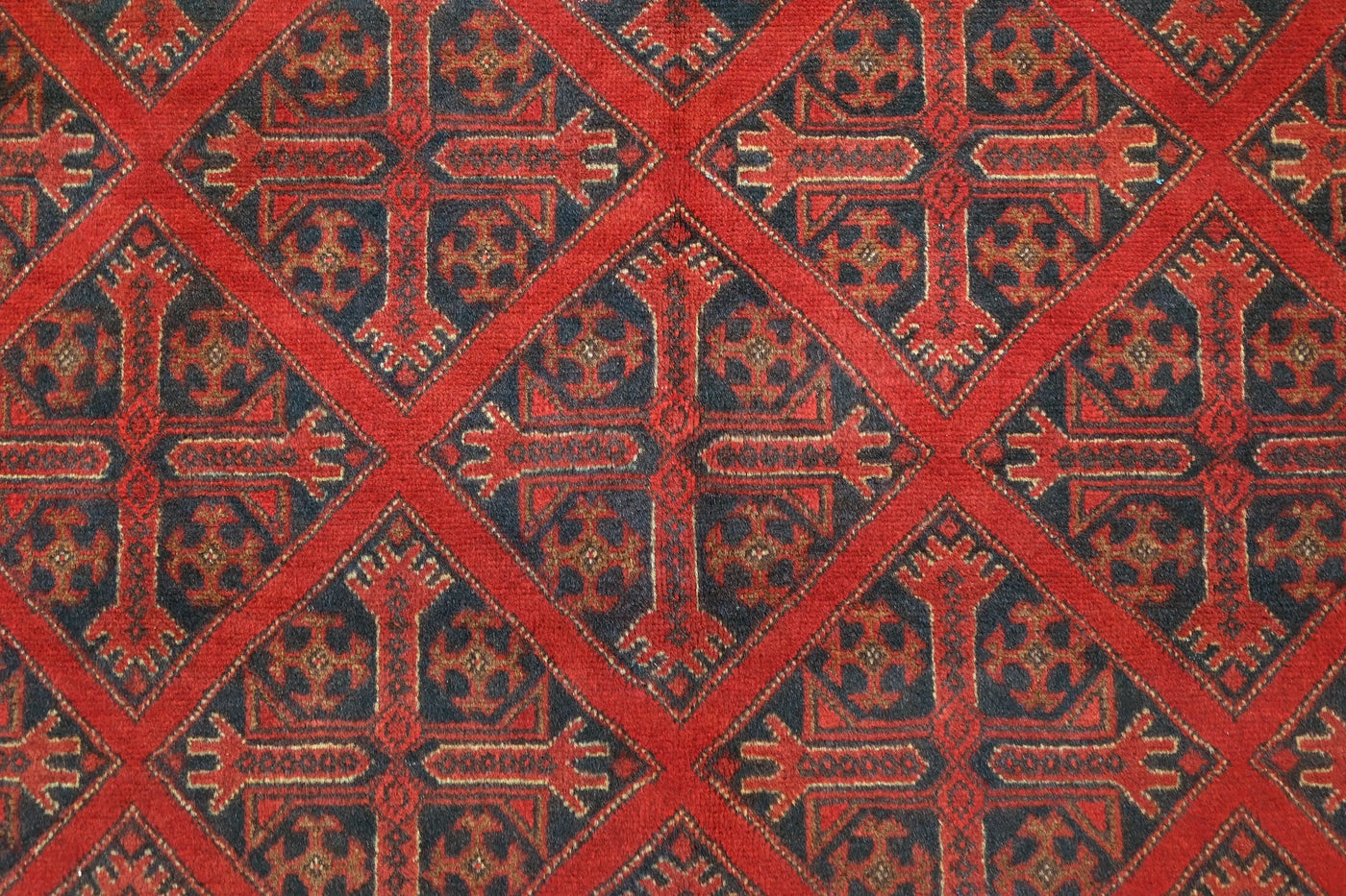 Khal Mohammadi Afghan Rug – Cardinal Star