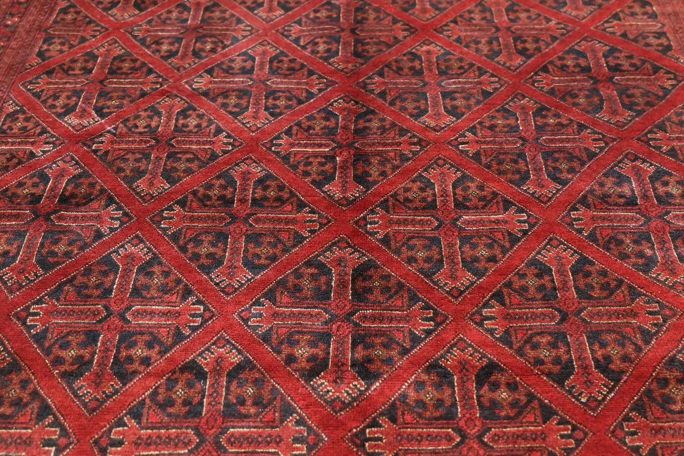 Khal Mohammadi Afghan Rug – Cardinal Star
