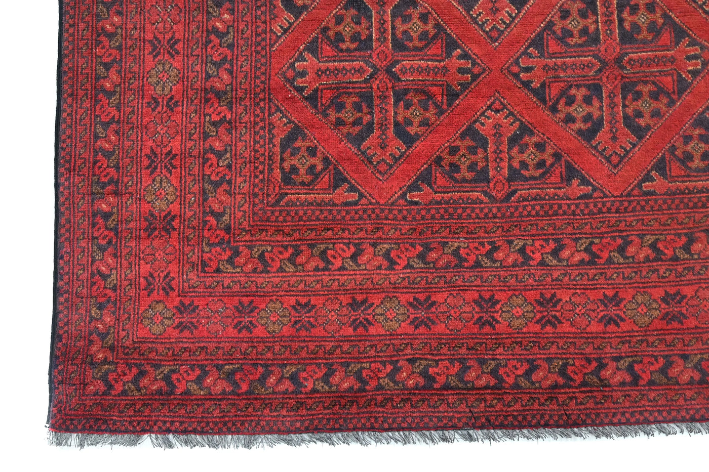 Khal Mohammadi Afghan Rug – Cardinal Star