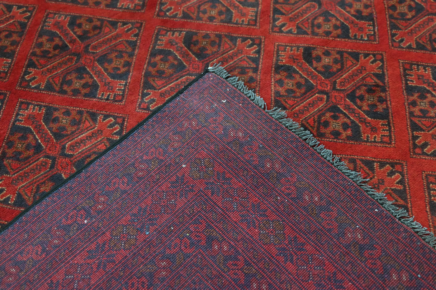Khal Mohammadi Afghan Rug – Cardinal Star