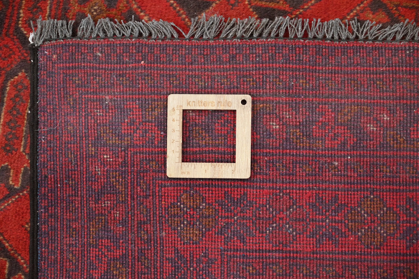 Khal Mohammadi Afghan Rug – Cardinal Star