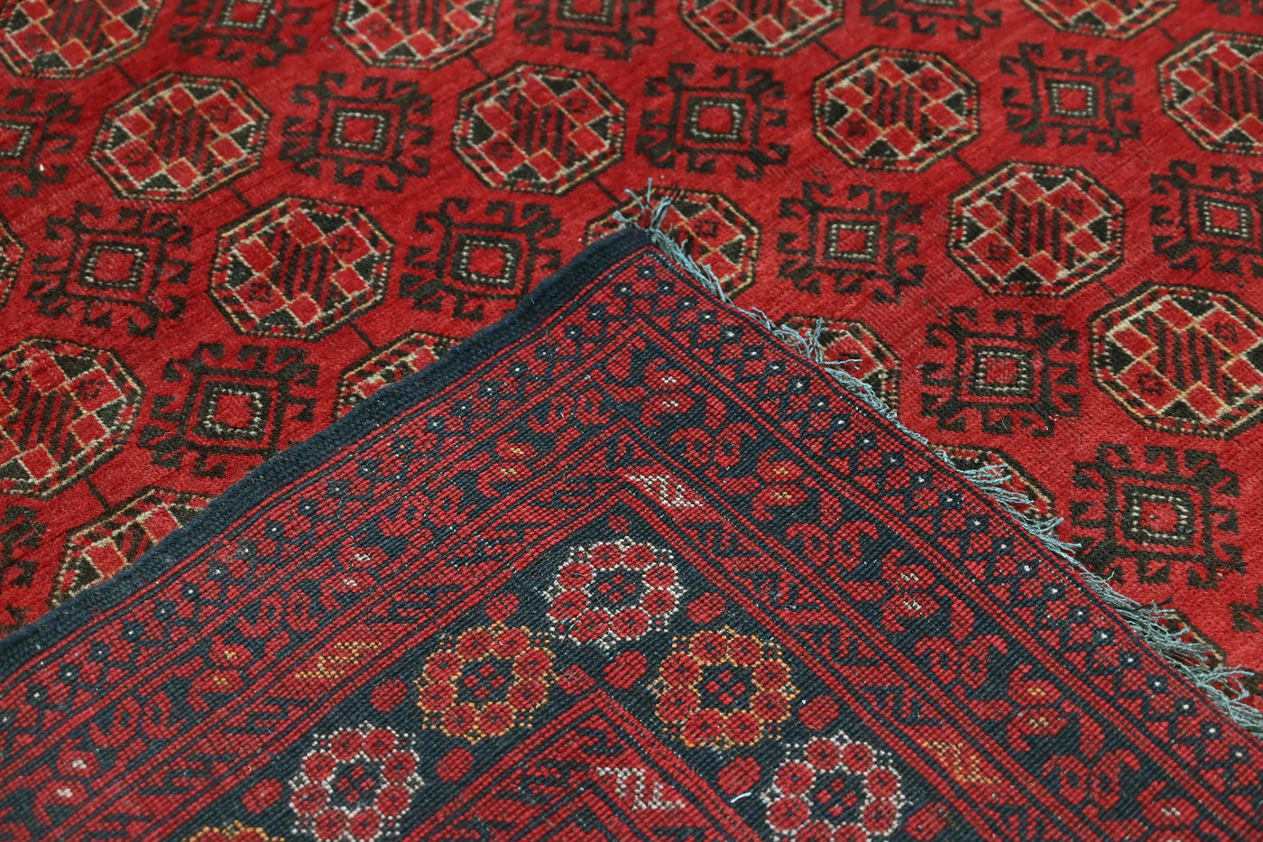 Khal Mohammadi Afghan Rug – Rosewood Compass