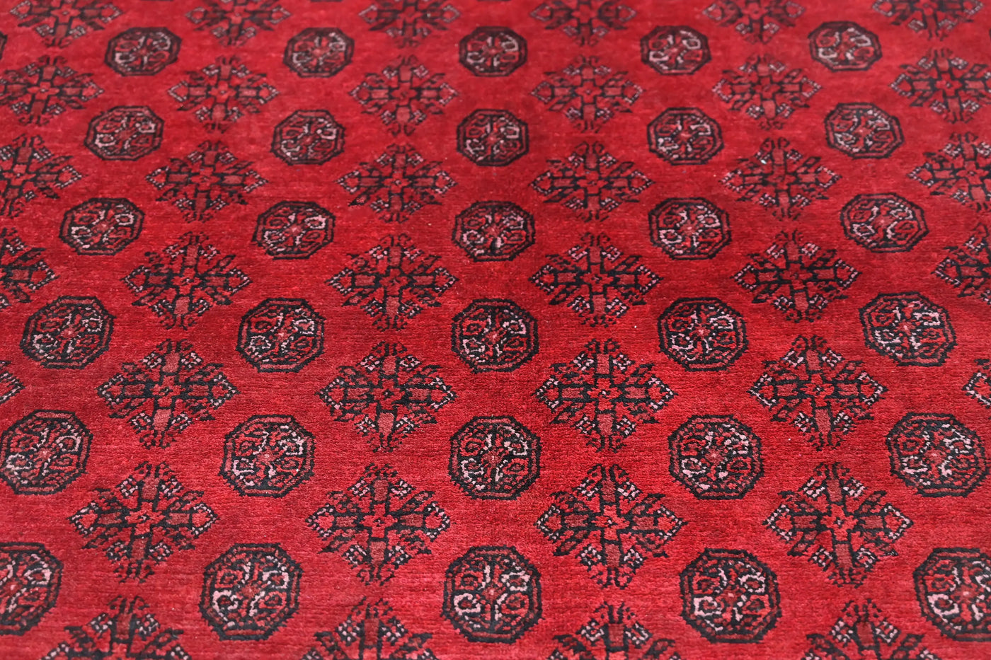 Khal Mohammadi Afghan Rug – Scarlet Mosaic