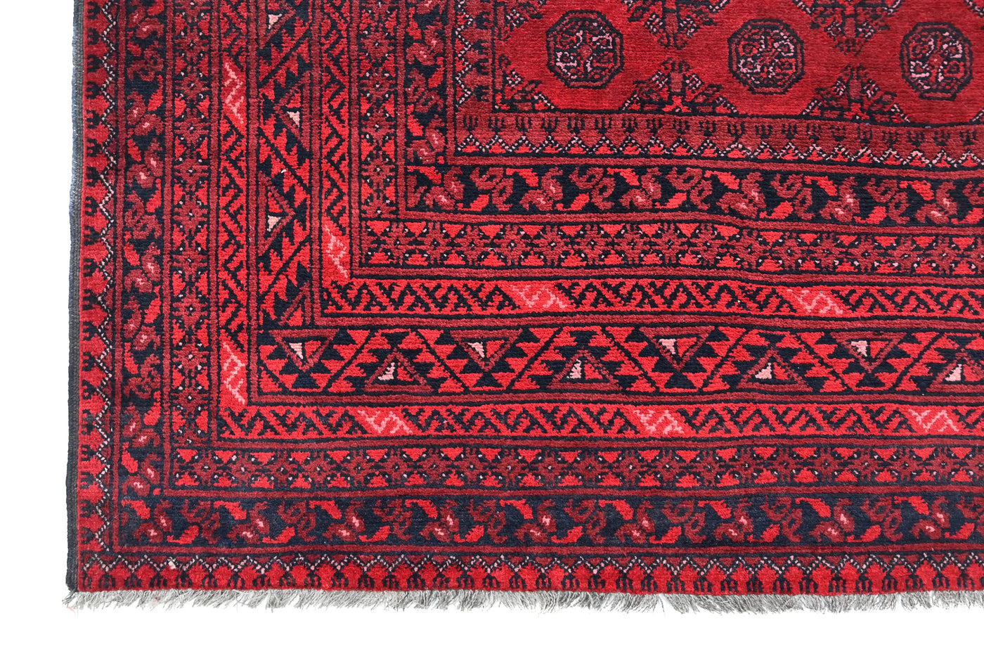 Khal Mohammadi Afghan Rug – Scarlet Mosaic