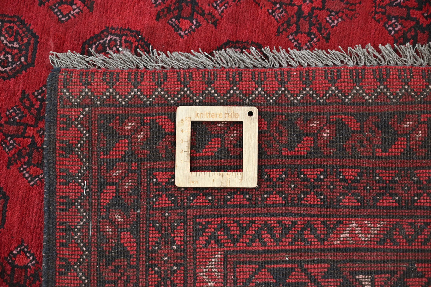 Khal Mohammadi Afghan Rug – Scarlet Mosaic