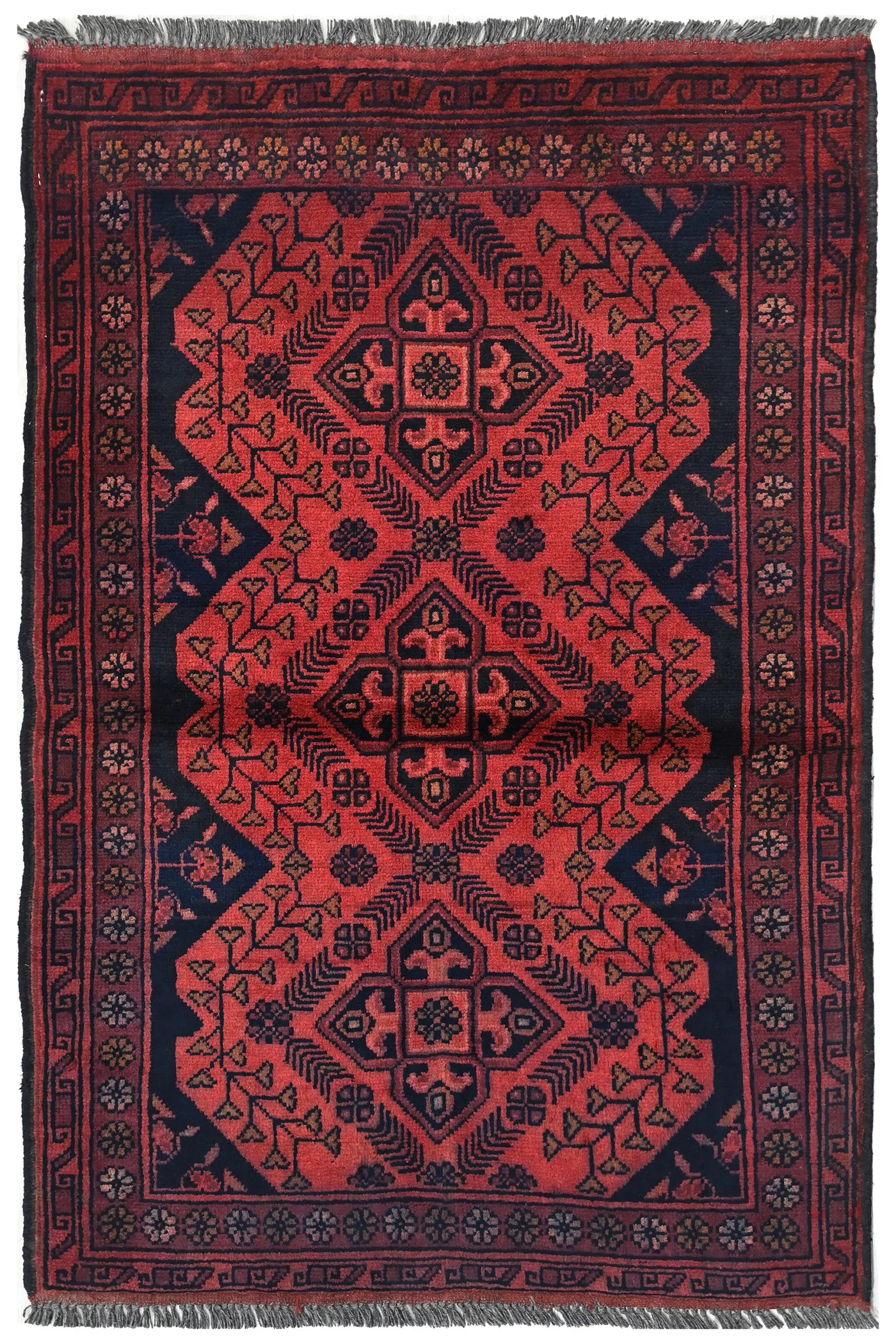 Khal Mohammadi Afghan Rug – Ember Emblem